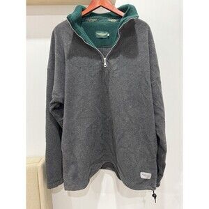 Aston Martin Vintage 90s Sweater Men XXL Black Quarter Zip Fleece Sweater F1 Y2K